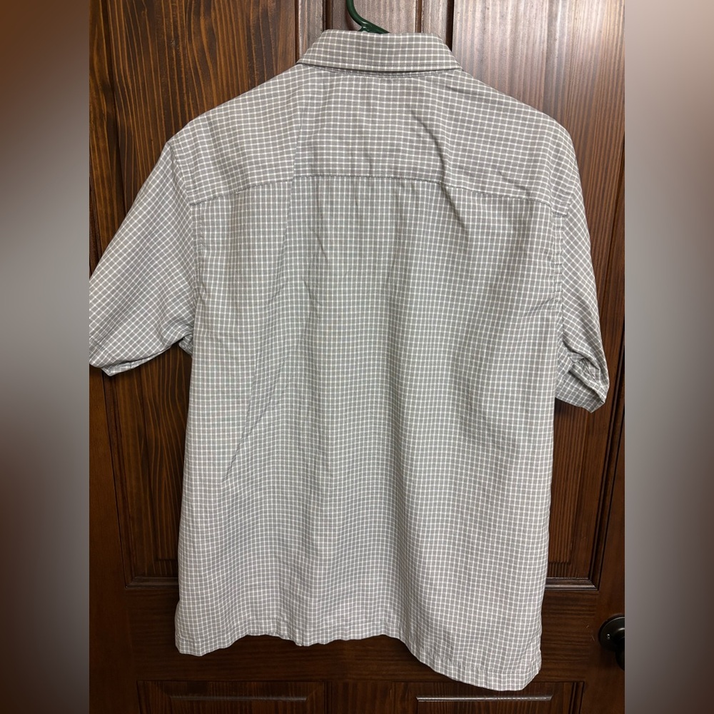 Van Heusen Traveller SS Shirts (3) - 16/16.5, Blue, Dk Blue, Gray - Cotton/Poly - Picture 5 of 13